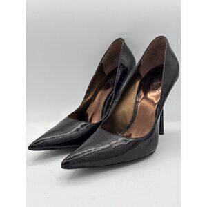 Carlos By Carlos Santana Black Patent Leather Stiletto Heels Size 7